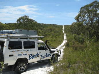 Beach trekkers North Stradbroke Island - Northern Rivers Accommodation