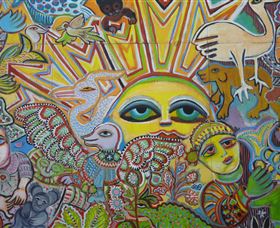 The Painting Of Life By Mirka Mora - Northern Rivers Accommodation 0