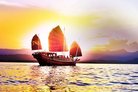Shaolin Sunset Sailing Aboard Authentic Chinese Junk Boat - Northern Rivers Accommodation 0