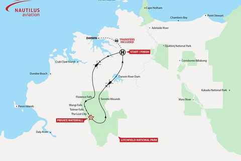 60 Minute Scenic Flight - Litchfield National Park - Northern Rivers Accommodation 3