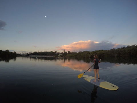 Paddleboard At Back Creek South West Rocks - Northern Rivers Accommodation 1