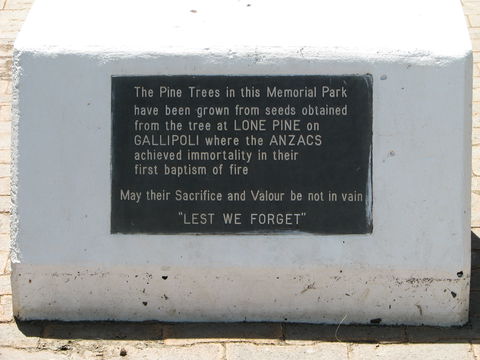 War Memorial And Heroes Avenue, Roma - Northern Rivers Accommodation 1