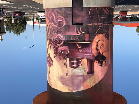 Kadina Water Tower Mural - Northern Rivers Accommodation 2