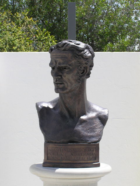 Adam Lindsay Gordon Bronze Bust - Northern Rivers Accommodation 0