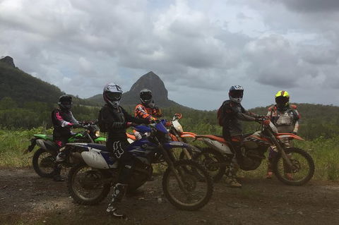 One Day Guided Dirt Bike Tour In The Magnificent Glasshouse Mountains Forests. - Northern Rivers Accommodation 2
