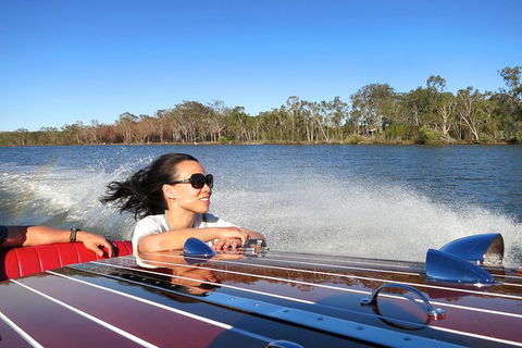 Noosa River Cruise For 2 People On A Classic Mahogany Speed Boat - 90 Min. - Northern Rivers Accommodation 6