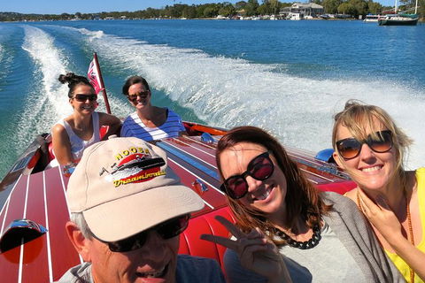 Noosa River Cruise For 2 People On A Classic Mahogany Speed Boat - 90 Min. - Northern Rivers Accommodation 1