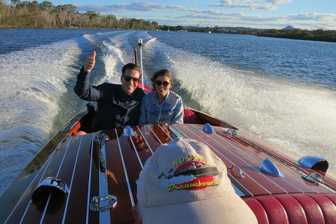 Noosa River Cruise For 2 People On A Classic Mahogany Speed Boat - 90 Min. - Northern Rivers Accommodation 11