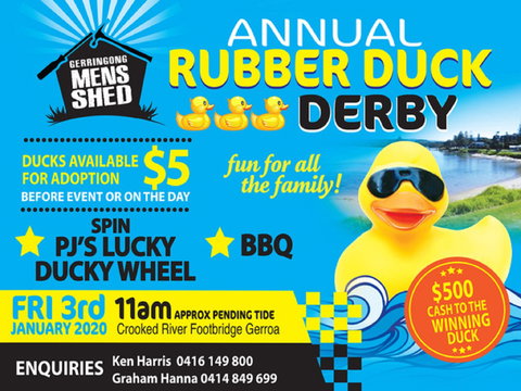 Gerringong Men’s Shed Annual Duck Derby - Northern Rivers Accommodation 0