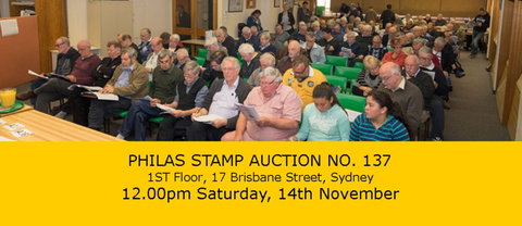PHILAS Stamp Auction No. 137 - Northern Rivers Accommodation 0