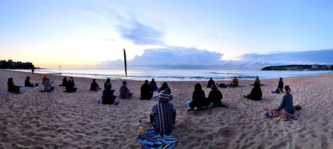 Making Meditation Mainstream: Free Beach Meditation Session South Manly - Northern Rivers Accommodation 0