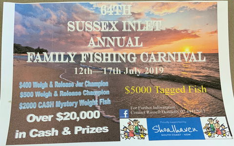 The Sussex Inlet Annual Family Fishing Carnival - Northern Rivers Accommodation 0