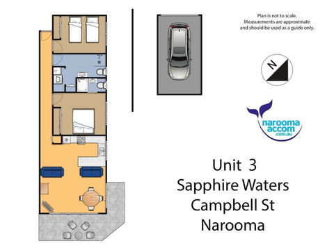 Sapphire Waters Unit 3 - Northern Rivers Accommodation 4