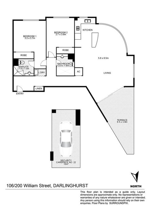 Lower Bridge And Sails - Executive 2BR Darlinghurst Apartment With Balcony And Rooftop Views - Northern Rivers Accommodation 15