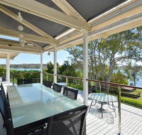 Morisset Bay Waterfront Views Lake House looking over Trinity Marina - Northern Rivers Accommodation