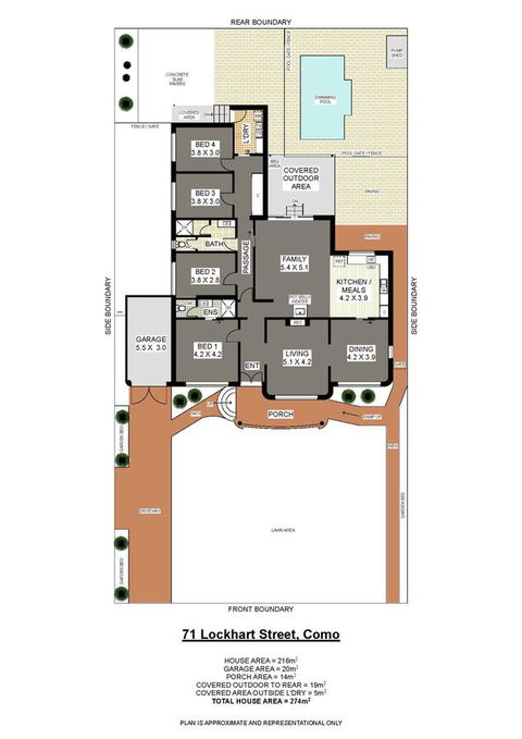 Big House Heated Pool 11 Beds Como / South Perth / Applecross - Northern Rivers Accommodation 1