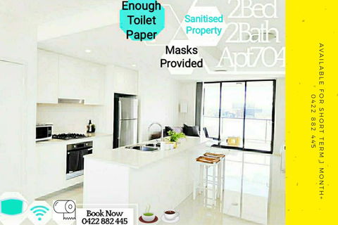 Stylish Liverpool 2Bed 2Bath Apartment -Skyline Views! -Masks Provided - Northern Rivers Accommodation 0