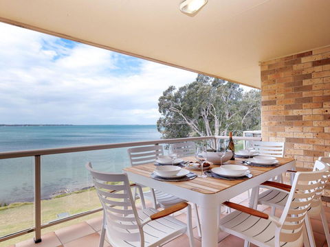 3 'Pelican Sands', 83 Soldiers Point Rd - Stunning Waterfront Unit With Magical Water Views & Air Conditioning - Northern Rivers Accommodation 0