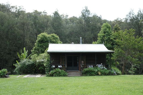 Romantic Wooden Nature Cabin Overlooking Forest & Crystal Clear River - Northern Rivers Accommodation 0