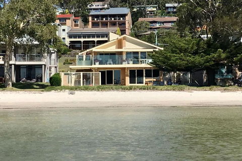 Sandy Beach House Corlette Unit 1 Waterfront WI-FI Aircon - Northern Rivers Accommodation 0
