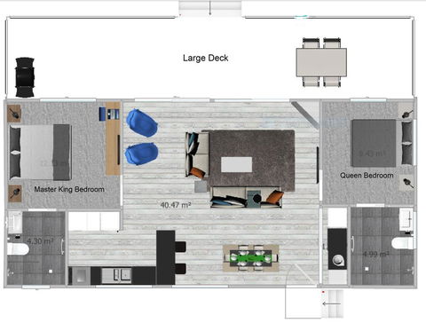BINALONG BRAE @ Bay Of Fires Two Bedroom Both With Ensuites - Northern Rivers Accommodation 2