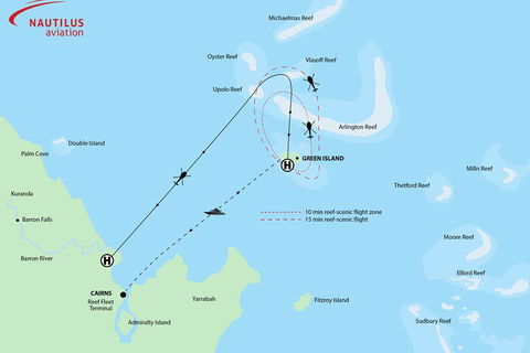 Fly To Green Island - Cruise Return - Northern Rivers Accommodation 0