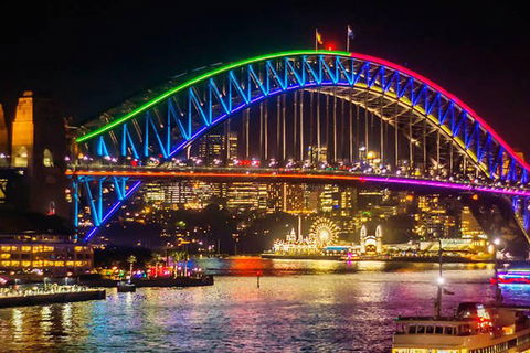 Vivid 90-Minute Sydney Harbour Intimate Catamaran Cruise With Canapes - Northern Rivers Accommodation 0